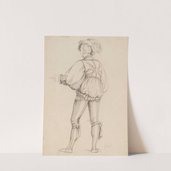 Kostümentwurf für den Festzug von 1879 (Makartfestzug) (1879) by Maximilian Lenz