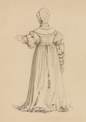 Kostümentwurf für den Festzug von 1879 (Makartfestzug) (1879)
