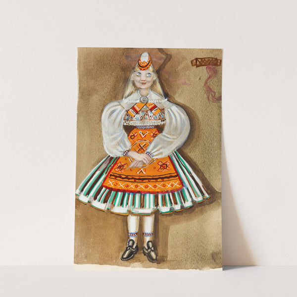 Kostüümikavand G. Neggo stuudiole (1936) by Karin Luts