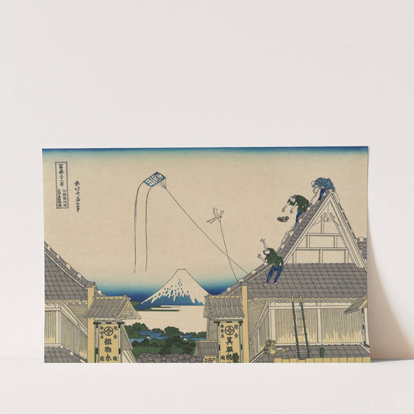 Kōto suruga-cho mitsu miseryakuzu by Katsushika Hokusai