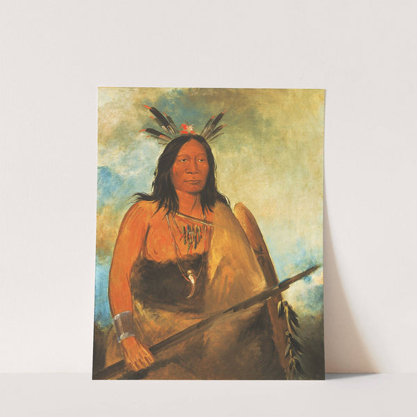 Kots-O-Kó-Ro-Kó, Hair of The Bull's Neck, a Chief by George Catlin