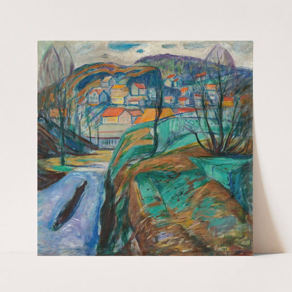 Kragerø Om Våren (Kragerø In Spring) (1929) by Edvard Munch