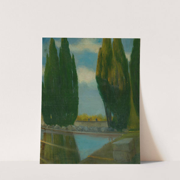 Krajina s jazerom by Ákos Aranyossy