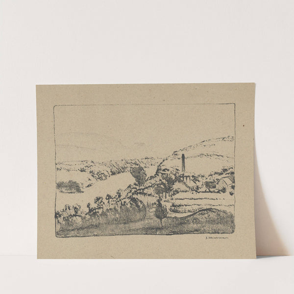 Krajina s riekou by Jozef Arpád Murmann