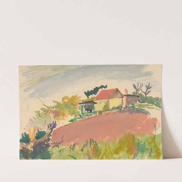 Krajina s usadlosťou by Ján Novák