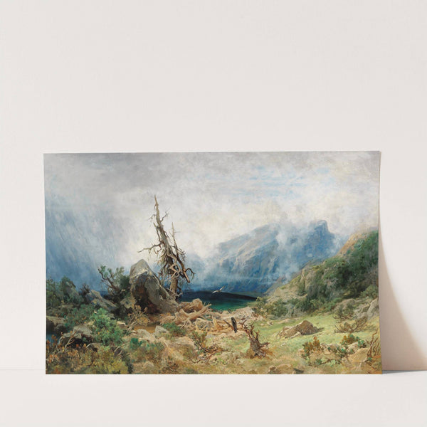 Krajina wz Krkonoš, olej na plátně by Julius Eduard Mařák