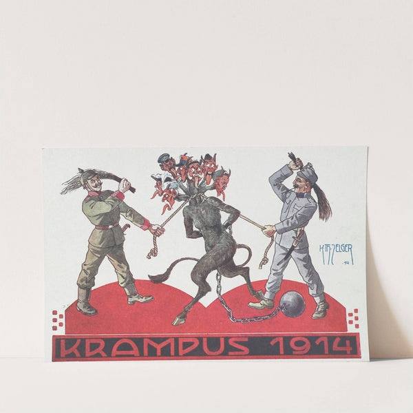 Krampus 1914 (1914) by Karl Theodor Zelger