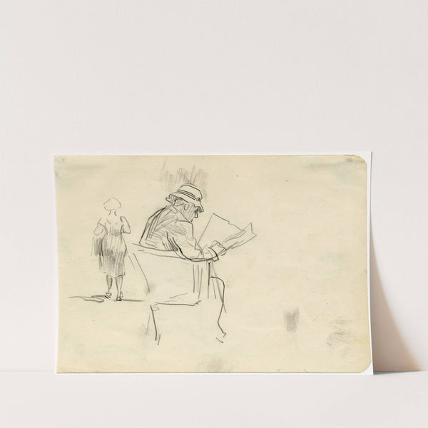 Krantenlezer by Nicolaas van der Waay