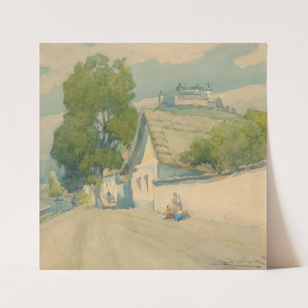 Krásnohorské podhradie (1925–1930) by Ľudovít Čordák