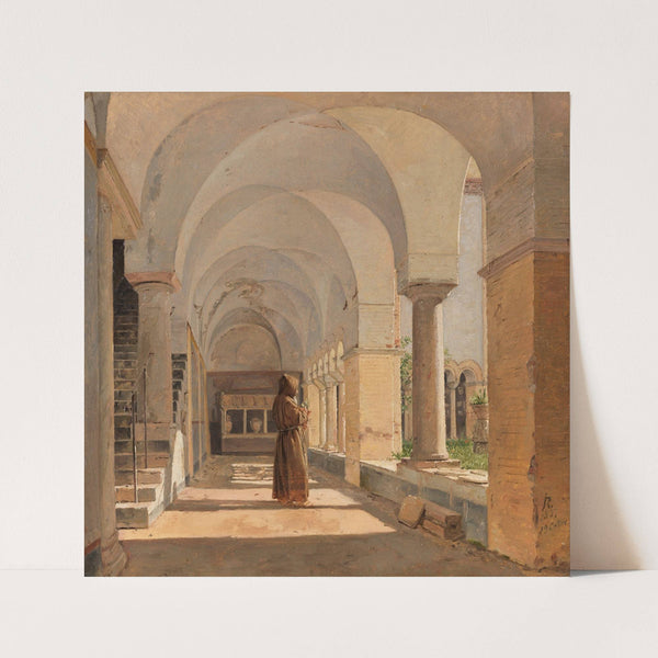 Kreuzgang von San Lorenzo fuori le mura, Rom by Jørgen Roed