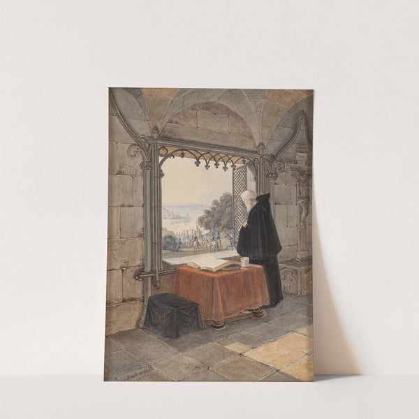 Kreuzritter und Mönch by Gustav Reinhold