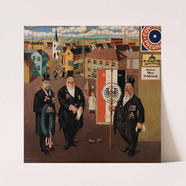 Kriegerverein (1922) by Georg Scholz