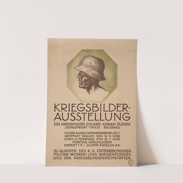 Kriegsbilderausstellung by Eduard Adrian Dussek