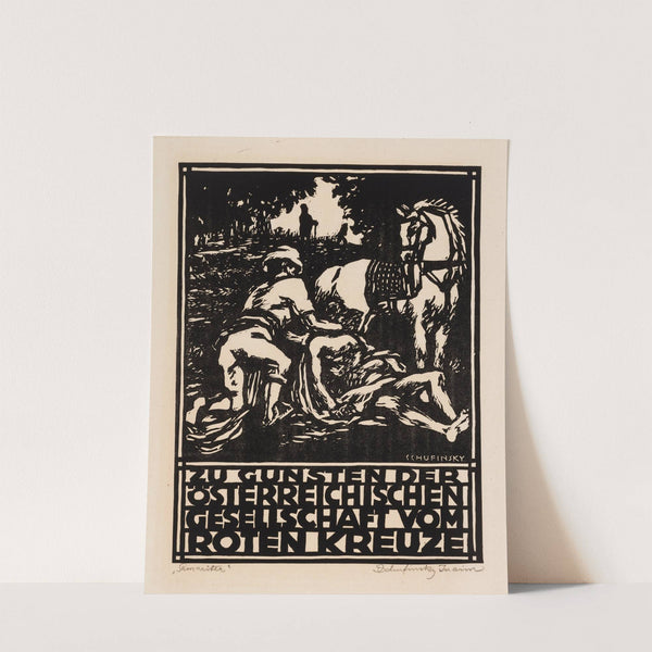 Kriegsgedenkblatt zugunsten der Österreichischen Gesellschaft vom Roten Kreuz: ‘Samariter’ (1914) by Viktor Schufinsky