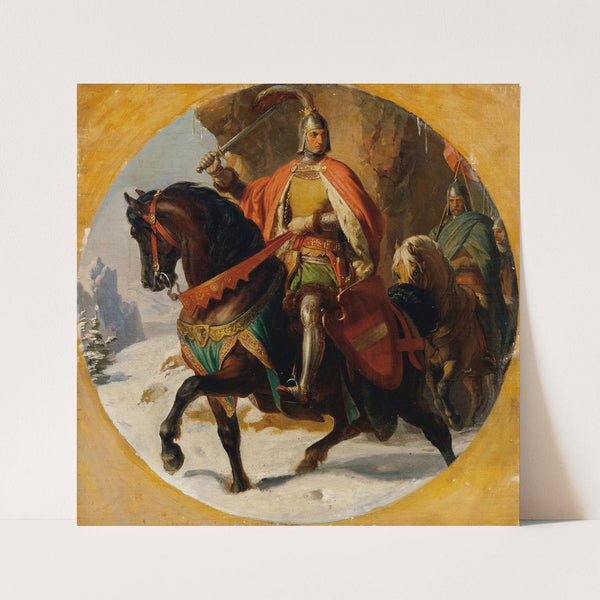 Kriegszug Albrechts I. über den Semmering 1292 (1868) by Karl von Blaas