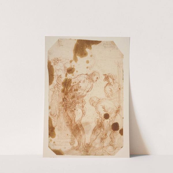 Kristi hudflettelse by Jacopo Palma il Giovane