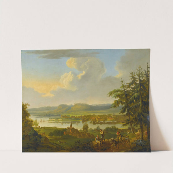 Kristiania, From Ekebergasen by Christian August Lorentzen
