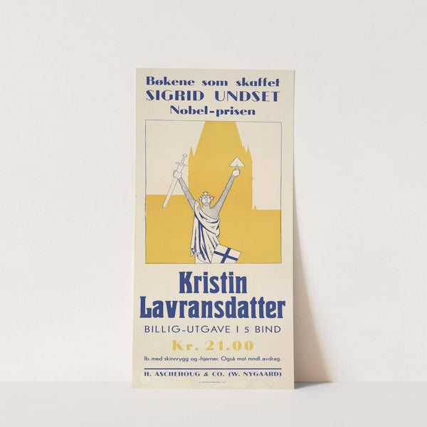 Kristin Lavransdatter ; bøkene som skaffet Sigrid Undset Nobel-prisen by O. Christiansens boktrykkeri