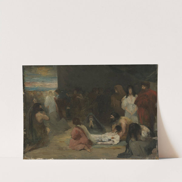 Kristus kommer (1881) by Asta Nørregaard