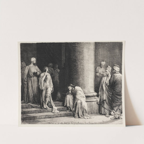 Kristus og Synderinden by Carl Bloch