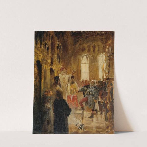 Krönungsszene by Jan Matejko