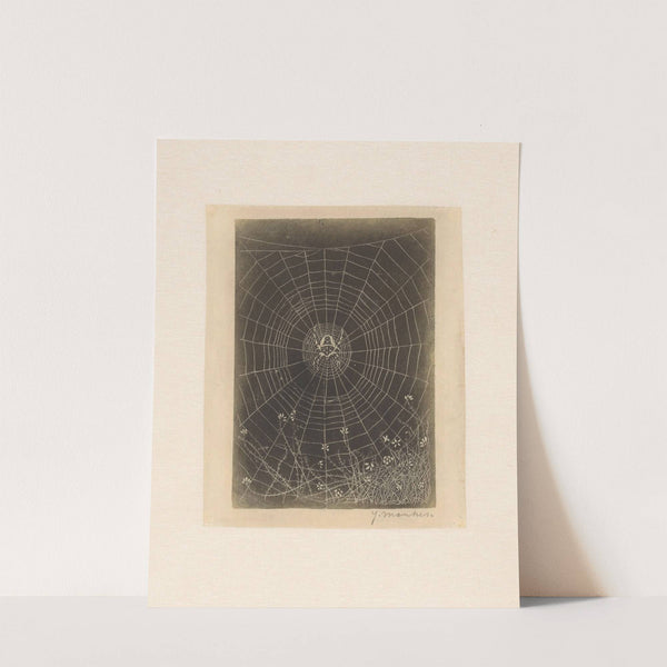 Kruisspin in zijn web (1916) by Jan Mankes