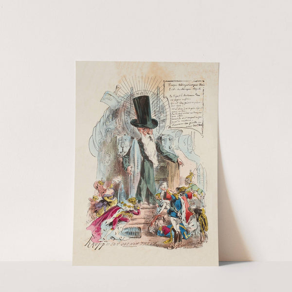 Krupp et son cas non prévu. (19th Century) by Victor Coindre