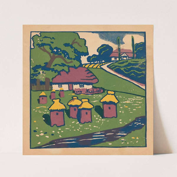 Książeczka Halusi (Little Hala’s book, book of poems for little children) Pl.6 (1906) by Stefan Filipkiewicz