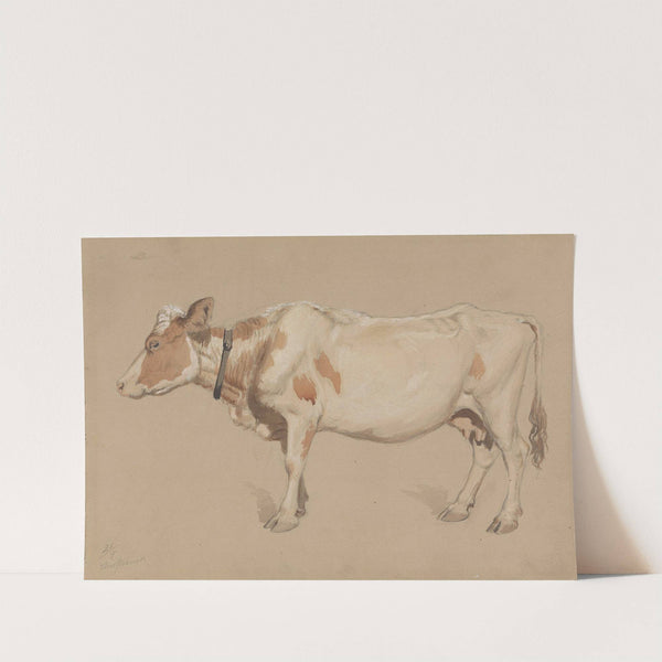 Ku med klave by Adolph Tidemand