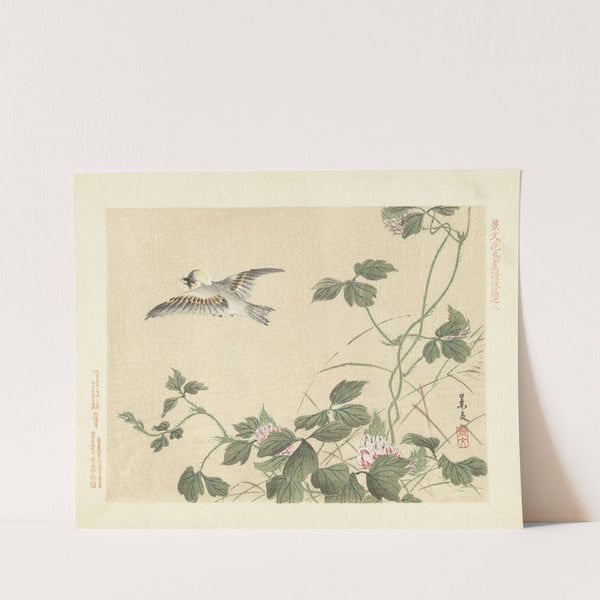 Kudzu and great tit (1892) by Matsumura Keibun