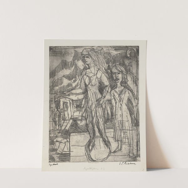 Kugelläuferin (1923) by Ernst Ludwig Kirchner