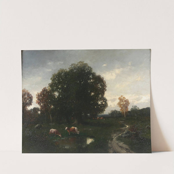 Kühe auf der Weide by Adolf Kaufmann