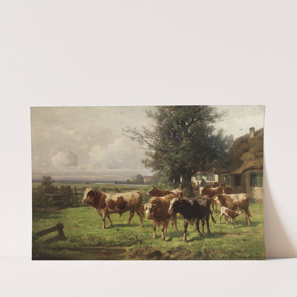 Kuhherde bei Dachau (1919) by Adolf Chelius