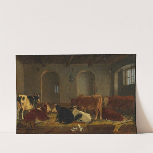 Kuhstall (1873) by Michael Neder