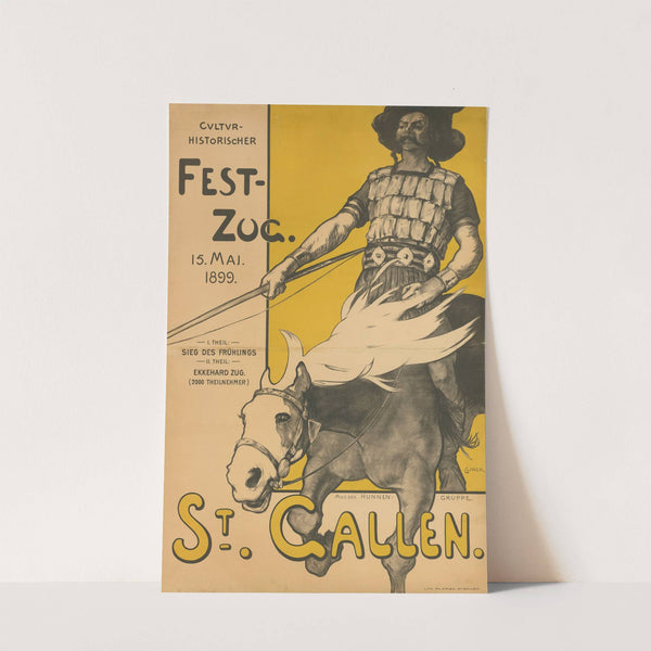 Kulturhistorischer Festzug 1899 St. Gallen (1899) by Carl August Liner