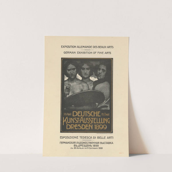 Kunst-Ausstellung Dresden 1899 (1898) by Moritz Weinholdt