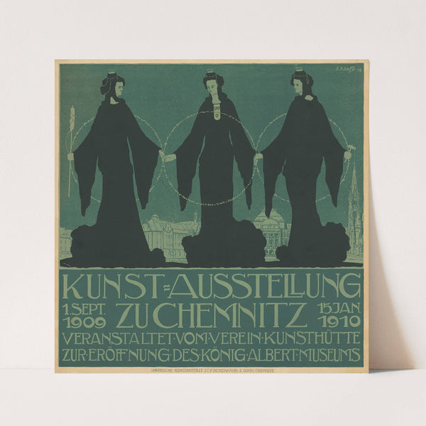 Kunst-Ausstellung zu Chemnitz. Verein Kunsthütte. Eröffnung des König Albert Museums (1909) by Gustav Schaffer