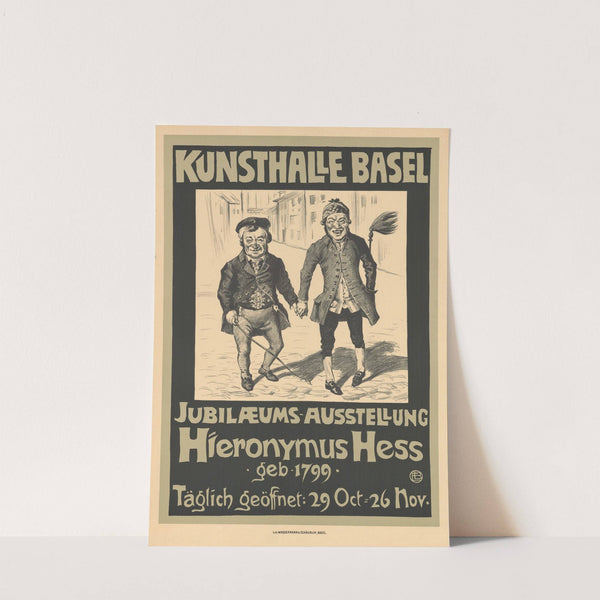 Kunsthalle Basel – Jubiläums Ausstellung Hieronymus Hess (1899) by Emil Beurmann
