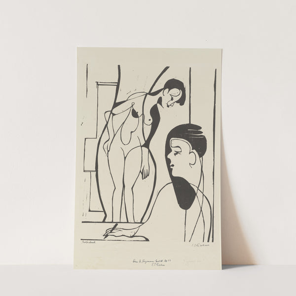 Künstler und Modell (1933) by Ernst Ludwig Kirchner