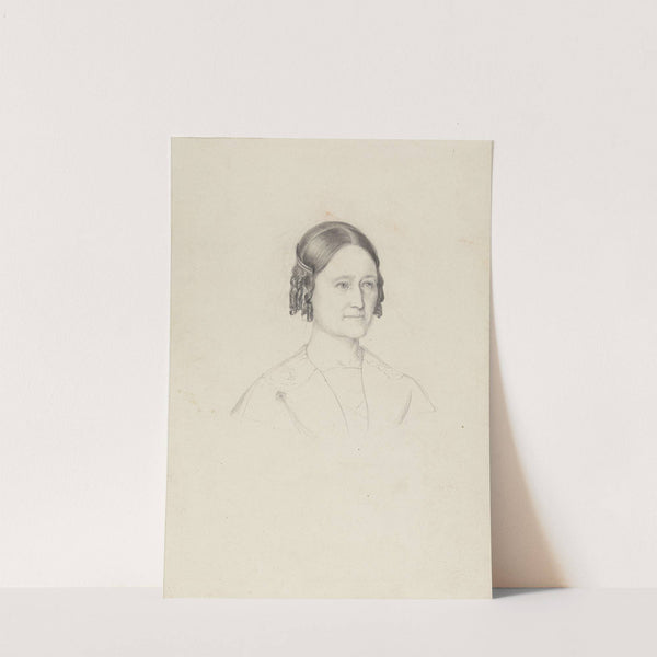 Kunstnerens kone, Johanne Tidemand by Adolph Tidemand