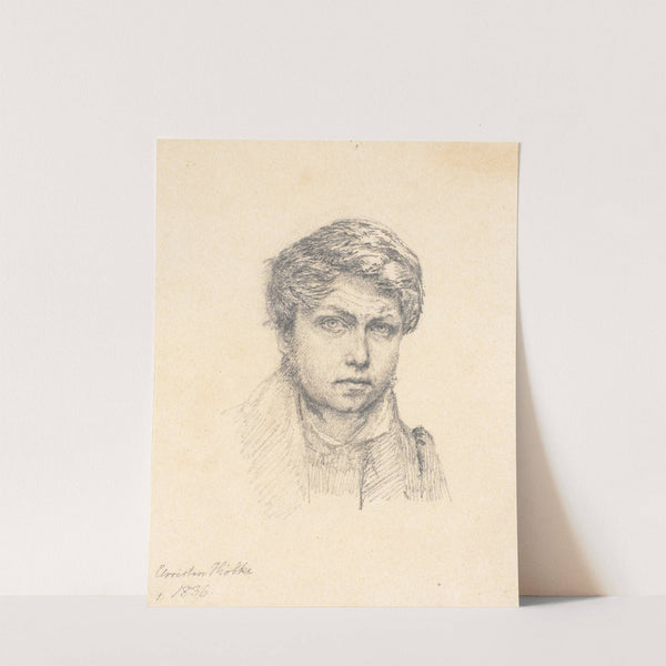 Kunstnerens selvportræt by Christen Købke