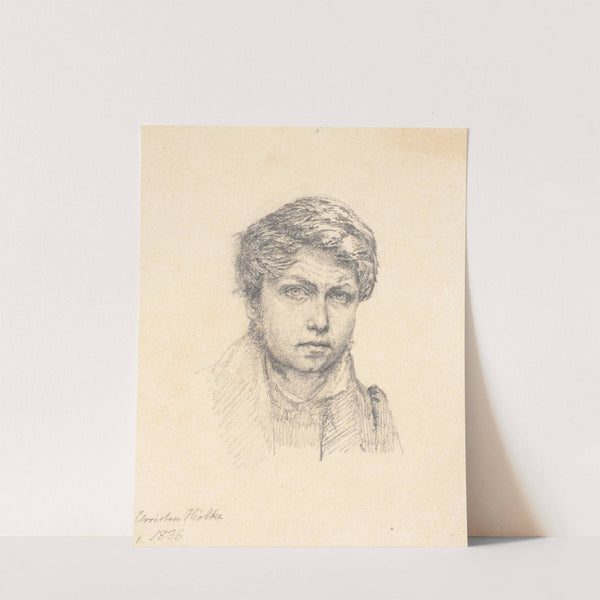 Kunstnerens selvportræt by Christen Købke