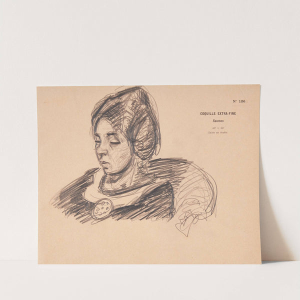 Kunstnerens søster, Anna Giersing by Harald Giersing