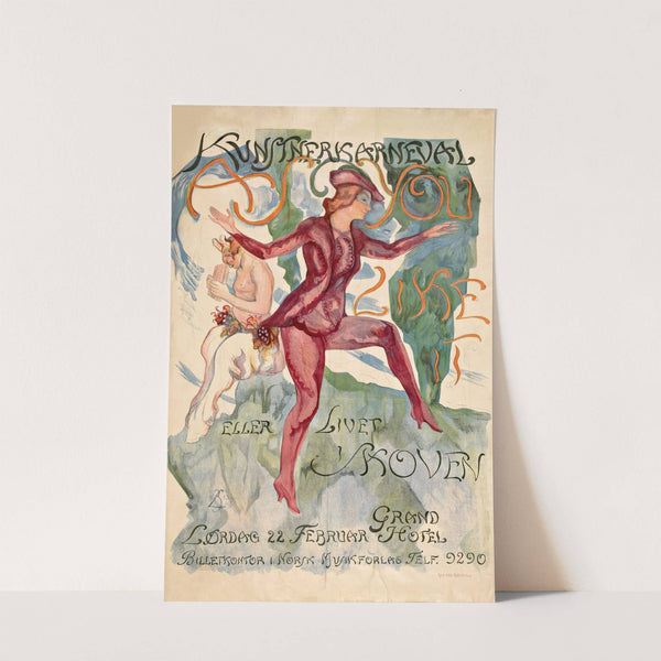 Kunstnerkarneval ; As You like it, eller Livet i Skoven (1913) by Brynjulf Larsson