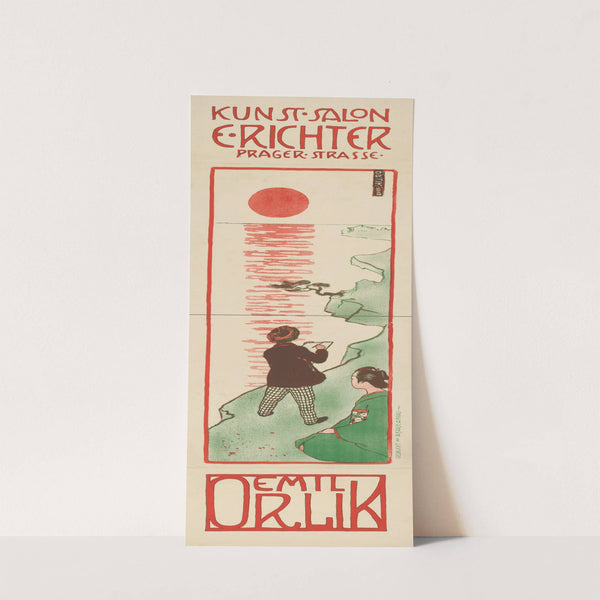 Kunstsalon E. Richter Prager Strasse Emil Orlik (1902) by Emil Orlik