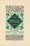 Kunstsalon Wolfsberg Weihnachtsausstellung . Werke der Professoren Zügel, Stiefel und Wolff (ca. 1911 - 1914)