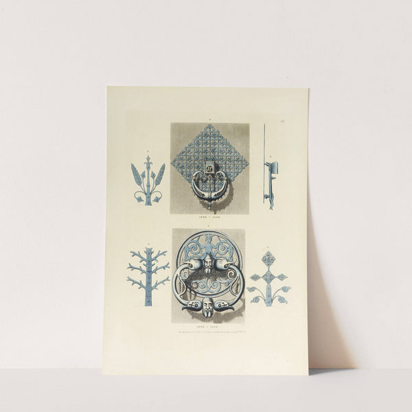 Kunstwerke und Geräthschaften des Mittelalters und der Renaissance Pl.51 by Carl Becker