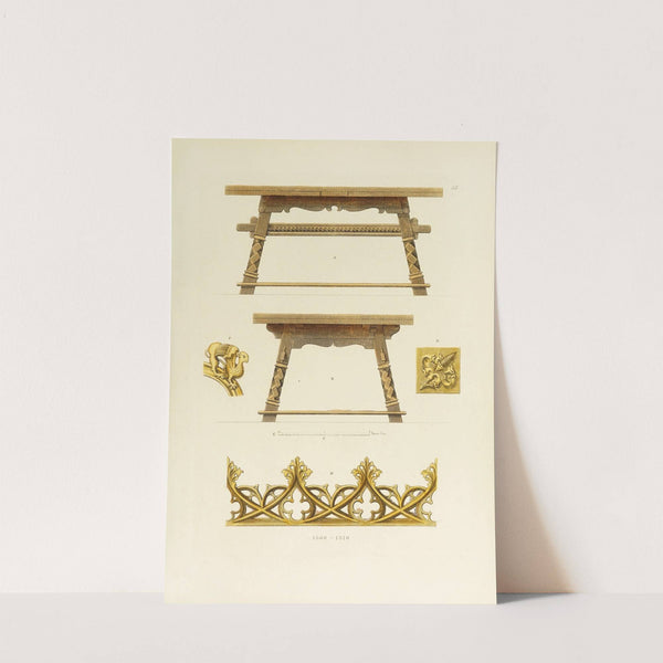 Kunstwerke und Geräthschaften des Mittelalters und der Renaissance Pl.53 by Carl Becker