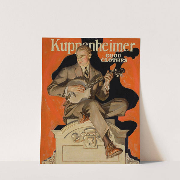 Kuppenheimer Good Clothes (Banjo Player) (circa 1920) by Joseph Christian Leyendecker
