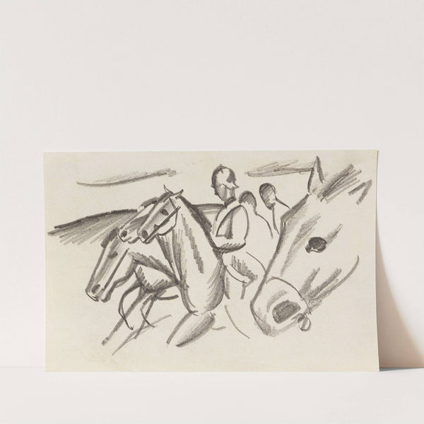 Kürassiere (1913) by August Macke